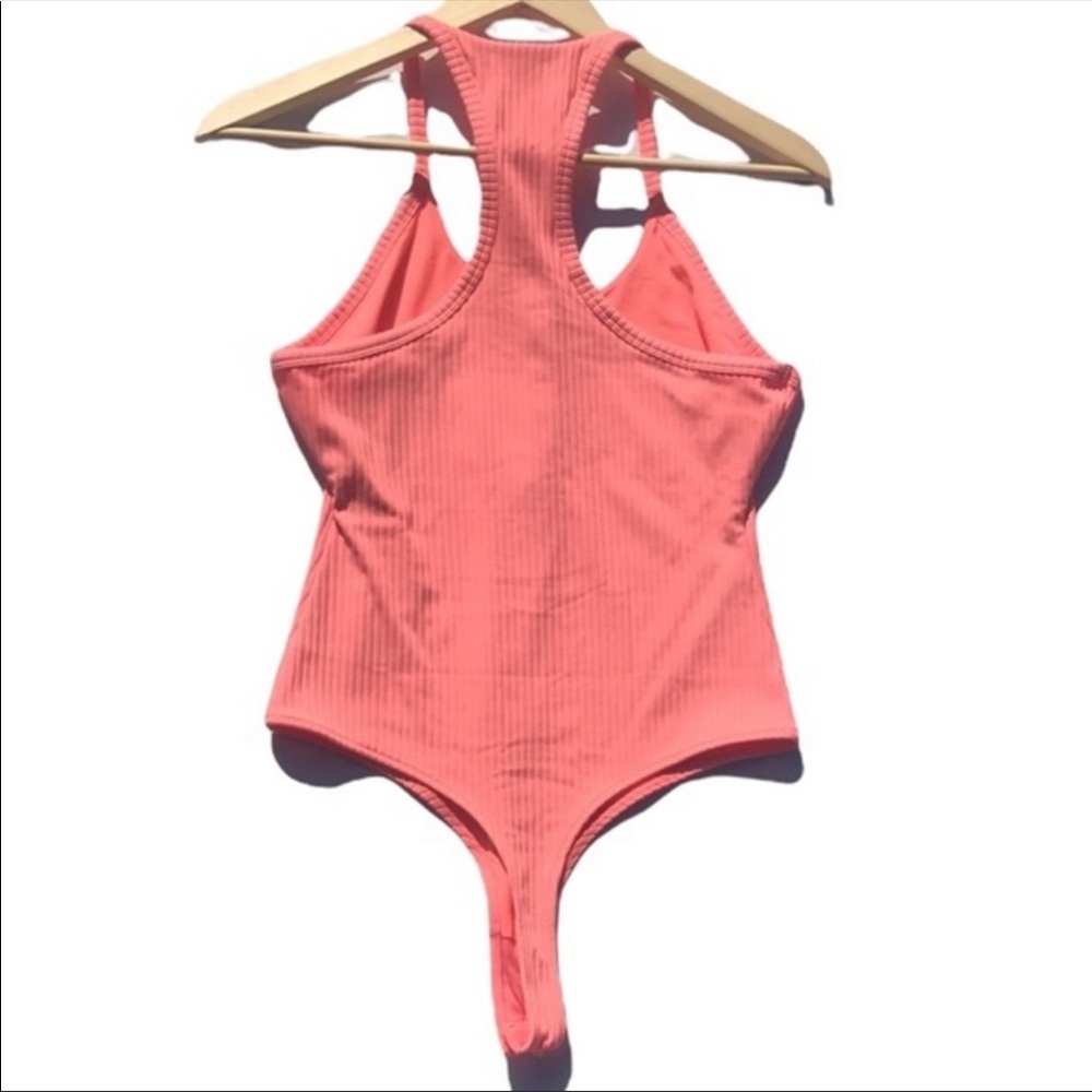 Victoria's Secret Sport Ribbed Henley Style Bodysuit - Picture 9 of 16